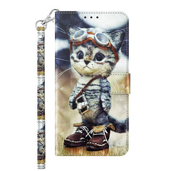 3D Painted Leather Phone Case, For iPhone 14, For iPhone 14 Plus, For iPhone 14 Pro
