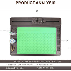 BAKU BA-697 2 in 1 Microscope Maintenance Insulation Pad, BA-697