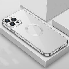 9D Plated Lens Film Clear Phone Case, For iPhone 14 Pro Max