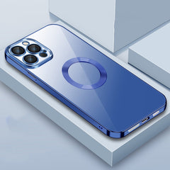 9D Plated Lens Film Clear Phone Case, For iPhone 14 Pro Max