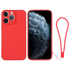 Silicone Phone Case with Wrist Strap, For iPhone 11 Pro Max