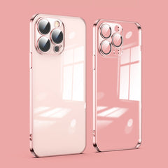 Dustproof Glass Lens Protection Electroplating Phone Case, For iPhone 13 Pro Max, For iPhone 12