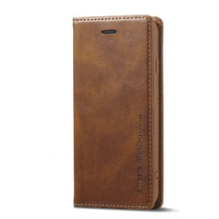 LC.IMEEKE RFID Anti-theft Leather Phone Case, For iPhone SE 2022 / SE 2020 / 8 / 7, For iPhone XS Max, For iPhone XS / X, For iPhone XR, For iPhone 8 Plus / 7 Plus, For Samsung Galaxy S21 5G