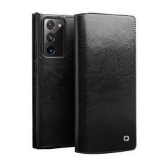 QIALINO Genuine Leather Phone Case, For Samsung Galaxy Note20, For Samsung Galaxy Note20 Ultra, For Samsung Galaxy S21 5G, For Samsung Galaxy S21+ 5G, For Samsung Galaxy S21 Ultra 5G, For Samsung Galaxy S22 Ultra 5G, For Samsung Galaxy S22+ 5G         ...