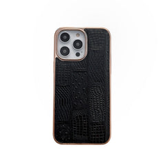 Nano Electroplate Mahjong Texture Leather Phone Case, For iPhone 13 Pro Max, For iPhone 13 Pro, For iPhone 14 Pro Max, For iPhone 14 Pro, For Samsung Galaxy A13 4G, For Samsung Galaxy A23 4G/A23 5G