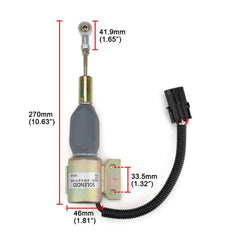 For Cummins / Hyundai Eengine Shutdown Solenoid Valve SA-4756-24 3932530, SA-4756-24