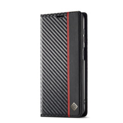 LC.IMEEKE Carbon Fiber Leather Phone Case, For Samsung Galaxy A54 5G