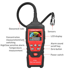 HABOTEST HT601B Combustible Gas Detector Thousand Battery Model with Numerical Display, HT601B