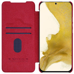 NILLKIN QIN Series Pro Sliding Camera Cover Design Leather Phone Case, For Samsung Galaxy S23+ 5G, For Samsung Galaxy S23 Ultra 5G