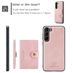 JEEHOOD Retro Magnetic Detachable Protective Phone Case with Wallet & Card Slot, For Samsung Galaxy A54 5G / A54 4G