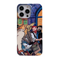 Oil Painting Glossy PC Phone Case, For iPhone 13 Pro Max, For iPhone 12, For iPhone 12 Pro, For iPhone 12 Pro Max, For iPhone 11, For iPhone 11 Pro Max