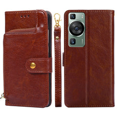 Zipper Bag Leather Phone Case, For Huawei P60 / P60 Pro, For Rakuten Big S, For Rakuten Hand 4G, For Nokia G22, For Honor Magic5, For Honor Magic5 Pro