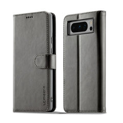 LC.IMEEKE Calf Texture Horizontal Flip Leather Case, For Google Pixel 8 Pro