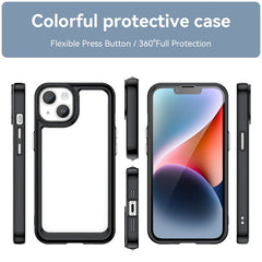 Colorful Series Acrylic + TPU Phone Case, For iPhone 15