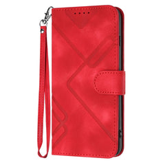 Line Pattern Skin Feel Leather Phone Case, For Huawei P30 Pro, For Huawei P smart 2019/nova lite 3, For Huawei Mate 20 Pro, For Huawei Mate 20 lite/Maimang 7