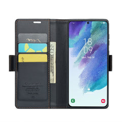CaseMe 023 Butterfly Buckle Litchi Texture RFID Anti-theft Leather Phone Case, For Samsung Galaxy S21 FE 5G, For Samsung Galaxy A72, For Samsung Galaxy A53, For Samsung Galaxy S21 5G