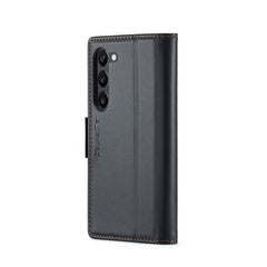 CaseMe 023 Butterfly Buckle Litchi Texture RFID Anti-theft Leather Phone Case, For Samsung Galaxy S24+, For Samsung Galaxy S24, For Samsung Galaxy A05s, For Samsung Galaxy A25 5G