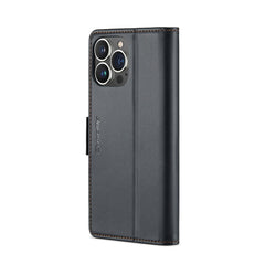 CaseMe 023 Butterfly Buckle Litchi Texture RFID Anti-theft Leather Phone Case, For iPhone 15 Pro Max, For iPhone 14, For iPhone 15 Pro, For iPhone 14 Plus