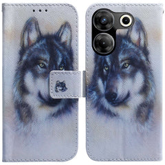 Coloured Drawing Flip Leather Phone Case, For Tecno Camon 20 Pro 4G / 20, For Tecno Spark 10 5G