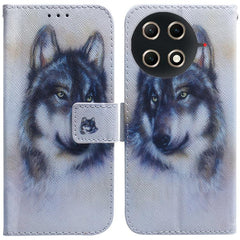 Coloured Drawing Flip Leather Phone Case, For Tecno Camon 30S / Camon 30S Pro, For Tecno Spark 30C