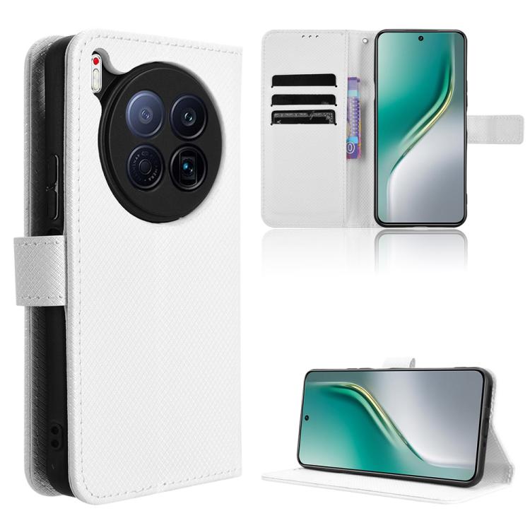 Diamond Texture Leather Phone Case, For Tecno Camon 40 Premier 5G, For Tecno Camon 40 4G, For Tecno Camon 30S 4G / 30S Pro 4G, For Tecno Pova 6 Neo 5G / Spark 30 5G