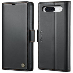 CaseMe 023 Butterfly Buckle Litchi Texture RFID Anti-theft Leather Phone Case, For Google Pixel 8, For Google Pixel 7a