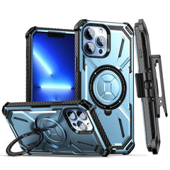 Armor Series Holder Phone Case with Back Clip, For iPhone 13 Pro Max, For iPhone 13 Pro, For iPhone 13, For iPhone 12 Pro Max