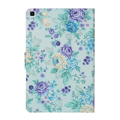 Flower Pattern Horizontal Flip Leather Case with Card Slots & Holder, For Samsung Galaxy Tab A 8.0 2019, For Samsung Galaxy Tab A 10.1 (2019), For Samsung Galaxy Tab S5e T720, For Samsung Galaxy Tab S6 Lite