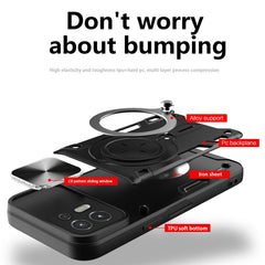 CD Texture Sliding Camshield Magnetic Holder Phone Case, For Motorola Edge 20 Lite, For Motorola Edge 20 Pro, For Motorola Moto G30 / G20 / G10