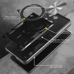 CD Texture Sliding Camshield Magnetic Holder Phone Case, For Motorola Moto G15 / G17 4G, For Motorola Edge 70 Fusion 5G, For Motorola Moto G67 Power 5G, For Motorola Edge 70 5G