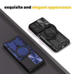 CD Texture Sliding Camshield Magnetic Holder Phone Case, For Motorola Moto G56 5G, For Motorola Moto G05, For Motorola Moto G 2025, For Motorola Moto G75 5G