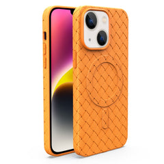 Woven Pattern MagSafe Magnetic Cooling Phone Case, For iPhone 14, For iPhone 14 Pro, For iPhone 14 Pro Max, For iPhone 13 Pro Max