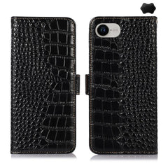 Crocodile Top Layer Cowhide Leather Phone Case, For iPhone 16e / 17e, For iPhone 17 Pro Max, For iPhone 17 Pro, For iPhone 17, For iPhone Air, For iPhone 16 Pro Max