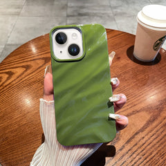 Solid Color Wave Texture TPU Phone Case, For iPhone 14 /13, For iPhone 14 Pro, For iPhone 14 Pro Max