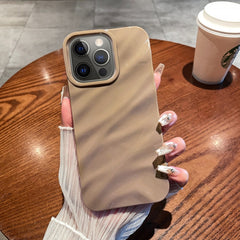 Solid Color Wave Texture TPU Phone Case, For iPhone 12 Pro Max, For iPhone 11 Pro Max, For iPhone 11