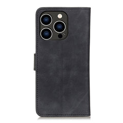 KHAZNEH Retro Texture Leather Phone Case, For iPhone 16 Pro, For iPhone 16 Plus, For iPhone 16, For iPhone 15 Pro Max, For iPhone 15 Pro, For iPhone 15 Plus