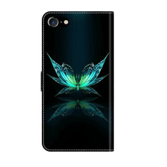 Crystal 3D Shockproof Protective Leather Phone Case, For iPhone 6 Plus / 7 Plus / 8 Plus