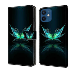 Crystal 3D Shockproof Protective Leather Phone Case, For iPhone 12 mini / 13 mini
