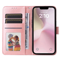 Embossed Sunflower Leather Phone Case, For iPhone 17e / 16e, For iPhone 17 Pro Max, For iPhone 17 Pro, For iPhone 17