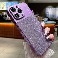 Metallic Glitter Powder Shockproof Phone Case, For iPhone 13 Pro Max, For iPhone 13 Pro, For iPhone 13, For iPhone 12