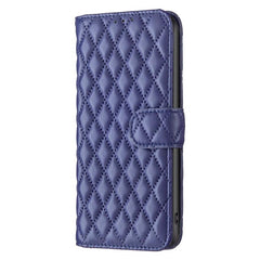 Diamond Lattice Wallet Flip Leather Phone Case, For iPhone Air, For iPhone 16 Pro Max, For iPhone 16 Pro, For iPhone 16 Plus