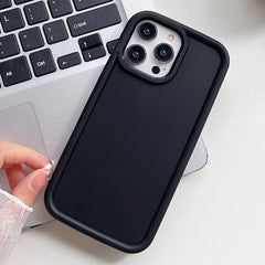 Shockproof Frame Frosted TPU Phone Case, For iPhone 15 Pro Max, For iPhone 15 Pro, For iPhone 15 Plus, For iPhone 15