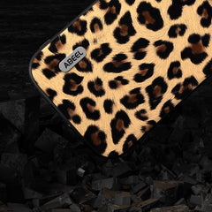 ABEEL Black Edge Leopard Phone Case, For iPhone 15 Pro Max, For iPhone 15 Pro, For iPhone 15 Plus, For iPhone 15, For iPhone 14 Plus, For iPhone 14
