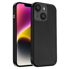 Honeycomb Radiating PC Phone Case, For iPhone 14 Plus, For iPhone 14, For iPhone 14 Pro