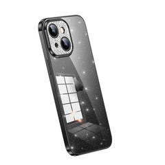 SULADA Electroplated Transparent Glittery TPU Phone Case, For iPhone 14 Plus, For iPhone 15 Pro Max, For iPhone 15 Pro, For iPhone 14, For iPhone 15 Plus, For iPhone 14 Pro
