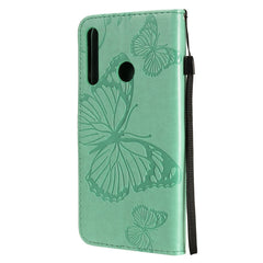 3D Butterflies Embossing Pattern Horizontal Flip Leather Case with Holder & Card Slot & Wallet, For Huawei Y7P / P40 Lite E / Honor 9C, For Huawei P Smart(2020), For Huawei Y5P / Honor 9s