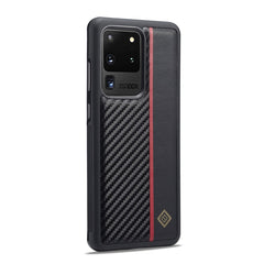 LC.IMEEKE 3 in 1 Carbon Fiber Texture Shockproof Phone Case, For Samsung Galaxy S20 Ultra, For Samsung Galaxy Note20 Ultra, For Samsung Galaxy A70, For Samsung Galaxy A71 4G, For Samsung Galaxy A50, For Samsung Galaxy S21 FE, For Samsung Galaxy A51 4G ...