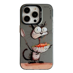 Animal Pattern Oil Painting Series PC + TPU Phone Case, For iPhone 17 Pro Max