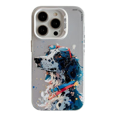 Animal Pattern Oil Painting Series PC + TPU Phone Case, For iPhone 17 Pro Max
