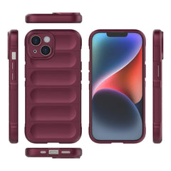 Magic Shield TPU + Flannel Phone Case, For iPhone 15
